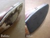紳士靴のソール半張り