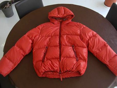 デュベティカダウンジャケットの発色・光沢復元