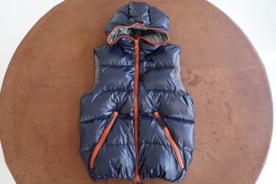 デュベティカダウンベスト（ARISTEO）ウエットクリーニングと裾ゴム交換