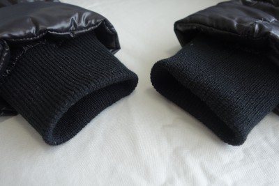 デュベティカダウンウェアのウェットクリーニングと袖補修