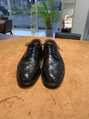 Alden(オールデン)9751のオールソール交換とその他修理、クレンジングとクリーム磨き<br>
