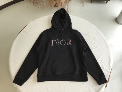 Diorスウェットパーカーの染め直し（黒→黒）