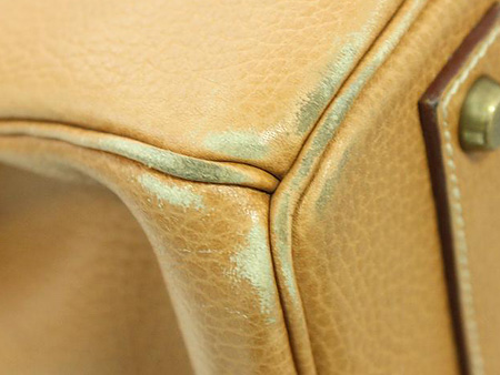 【Before】エルメスバーキンの角擦れ補正