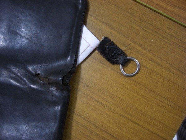【Before】チェーン取り付け金具の根元破損