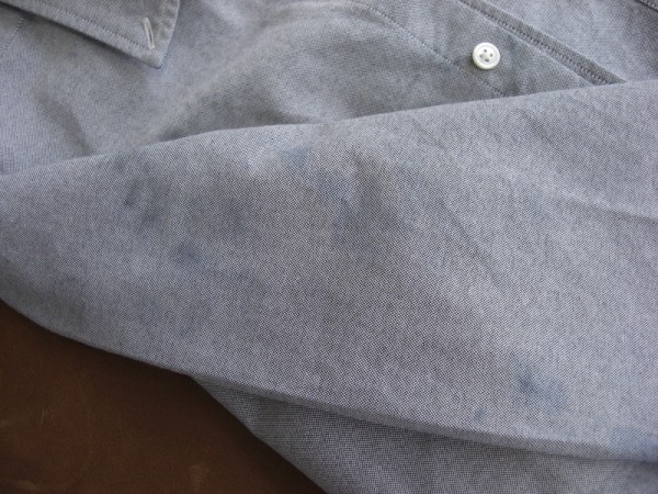 【Before】綿シャツデニム色移り除去です。