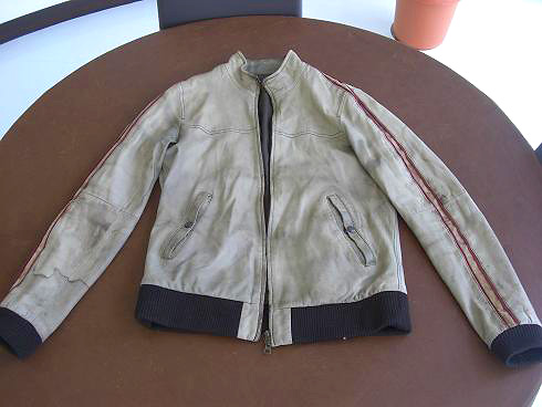 【Before】ラムレザージャケットの染め直し