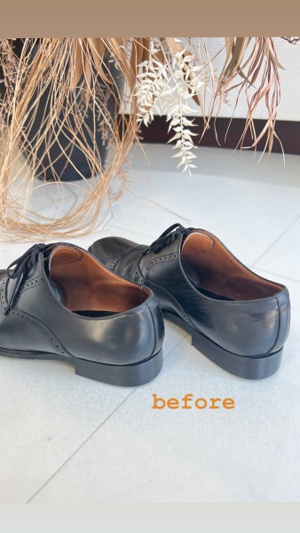 【before】かかとスレ傷