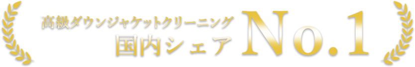 高級ダウンジャケットクリーニング 国内シェアNO.1